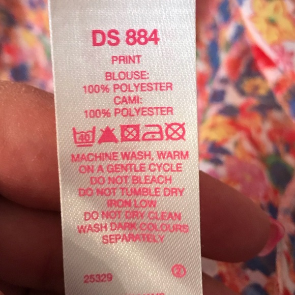 Simply Be Gorgeous sheer Floral high low hem Tunic - Picture 3 of 8